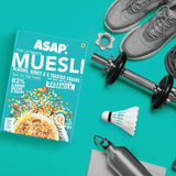ASAP - Ultimate Muesli - BADAM MILK (Almonds, Honey & 5 toasted grains) - 420 gms